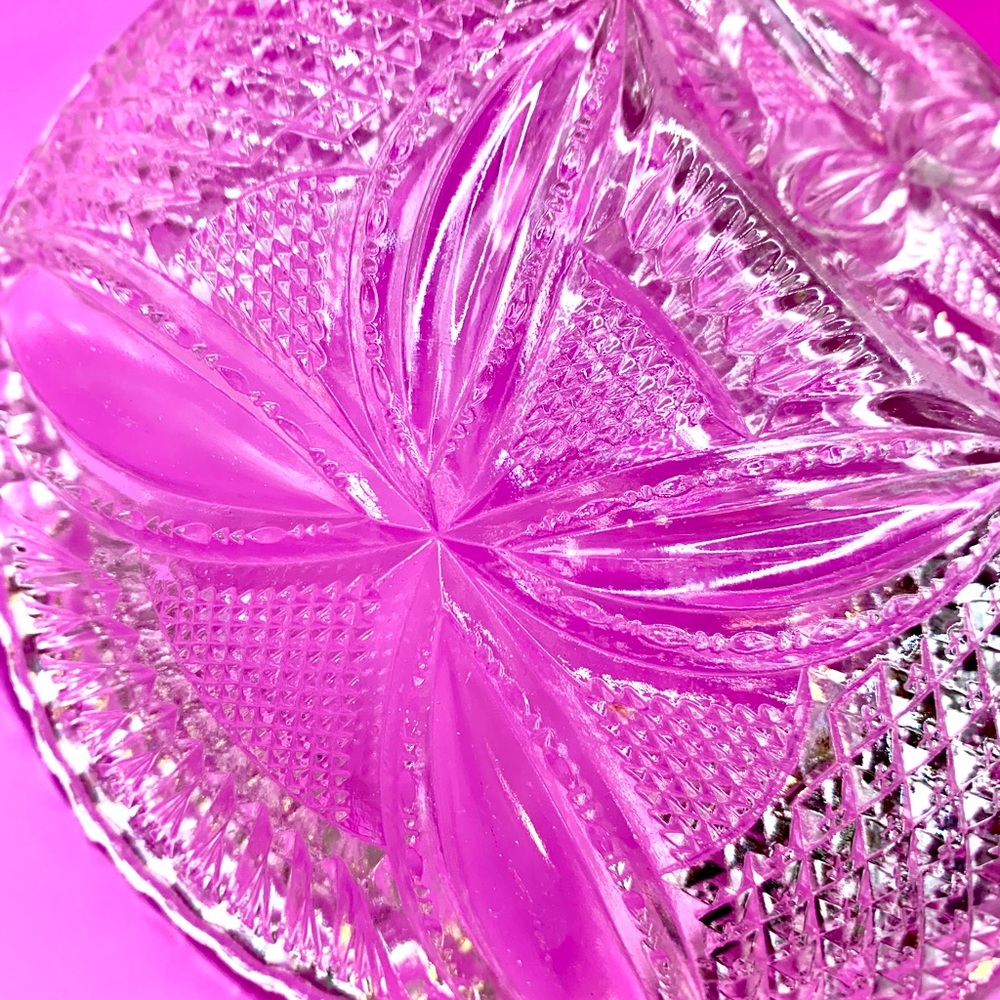 Brilliant Clear Crystal Bowl - Vintage - Picture 8 of 10